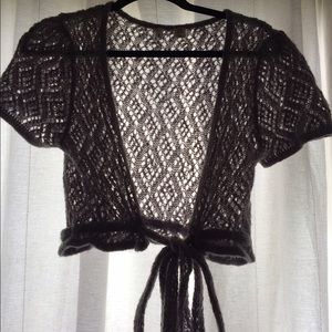 Anthropologie (Moth) light grey, soft sweater