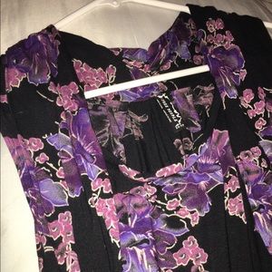 Floral free people blouse/tunic