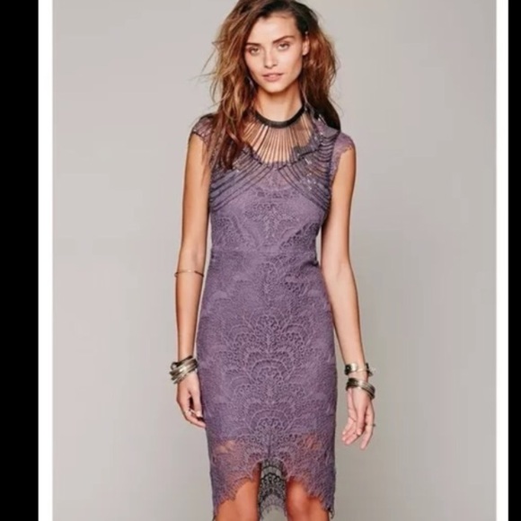Free People Peekaboo Lace Slip