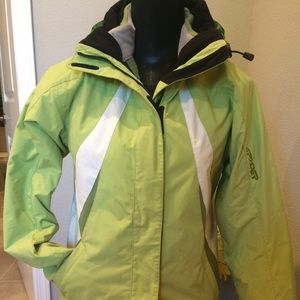 Ski jacket and fleece