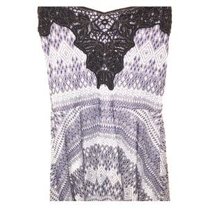 Blue beaded Free People dress