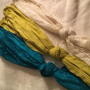 Fringe Sequin Scarf Bundle