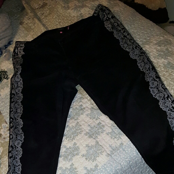 Denim capris