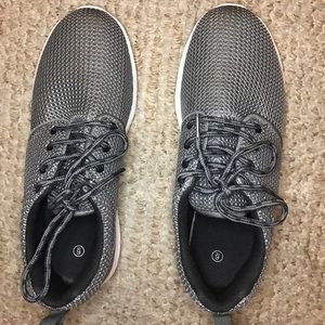 Grey sneakers