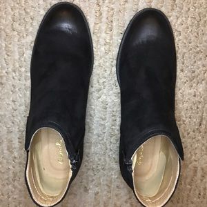 Black ankle boots