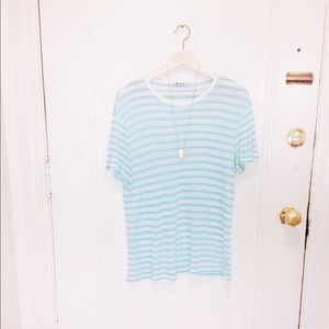 T by Alexander wang stripe tshirt