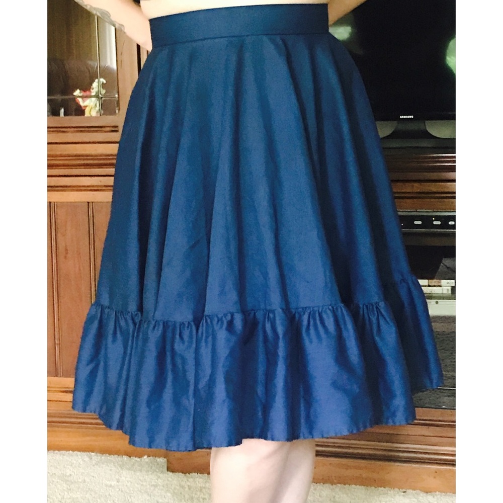 Vintage western swing skirt