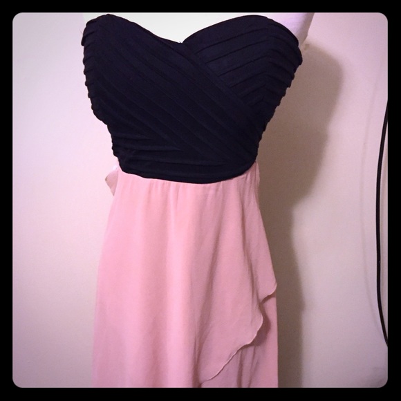 Beautiful Hi-Lo Corset Crepe dress. New with Tags!