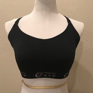 Cake Maternity Black Cotton Candy Nursing Bra BNWT