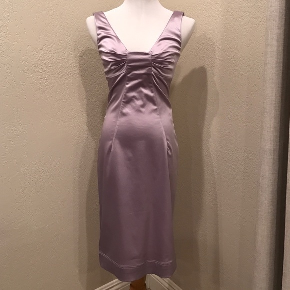 D&G Dolce & Gabbana Dress Sz 44 Shimmery Lavender
