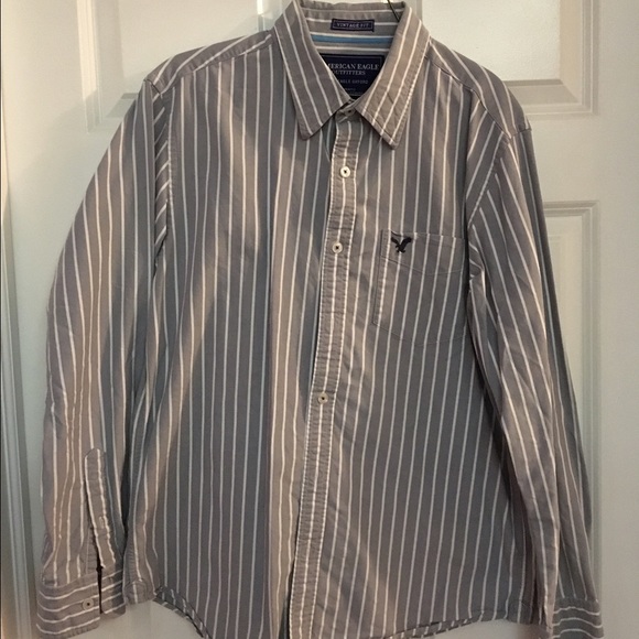 American Eagle Long Sleeve Dress Shirt - Picture 1 of 2