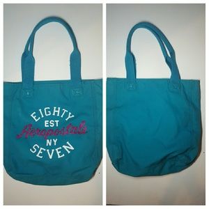Big Blue Aeropostale Beach Tote Bag
