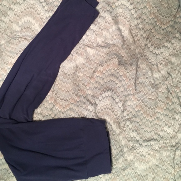 One size bluish purple lularoe leggings