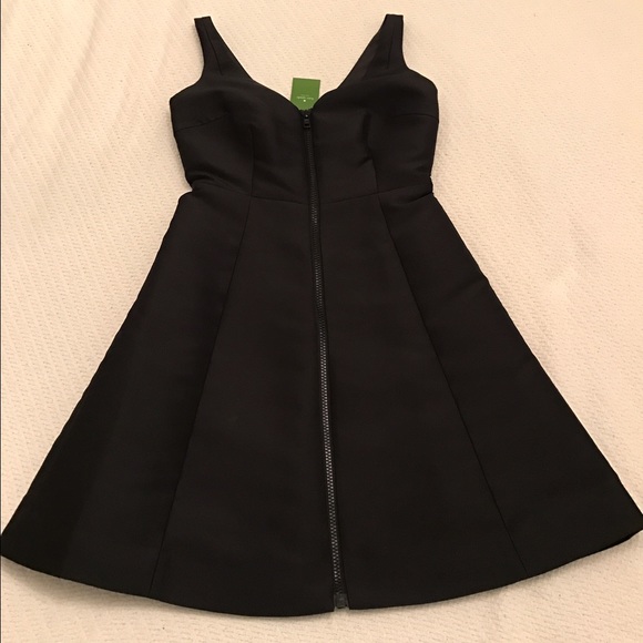 New unworn Kate Spade Zip Front V-neck dress - Picture 4 of 4
