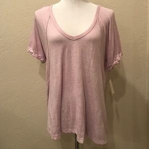 BNWT Free People Free Fallin Tee Size Small Lilac