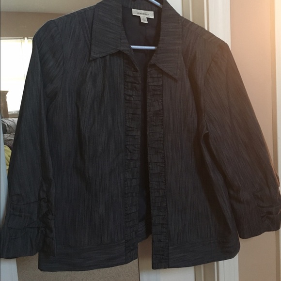 Dark blue jean colored jacket/blazer
