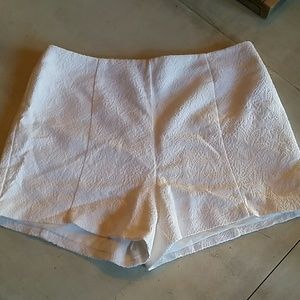 White Forever 21 shorts.