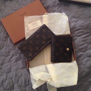 Louis Vuitton Check Book Cover