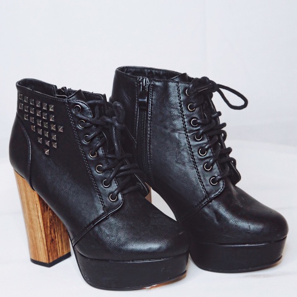Booties with studs
