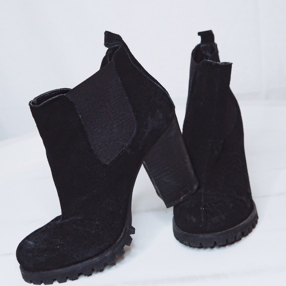 Suede Booties