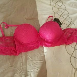NWT Hot Pink Bra