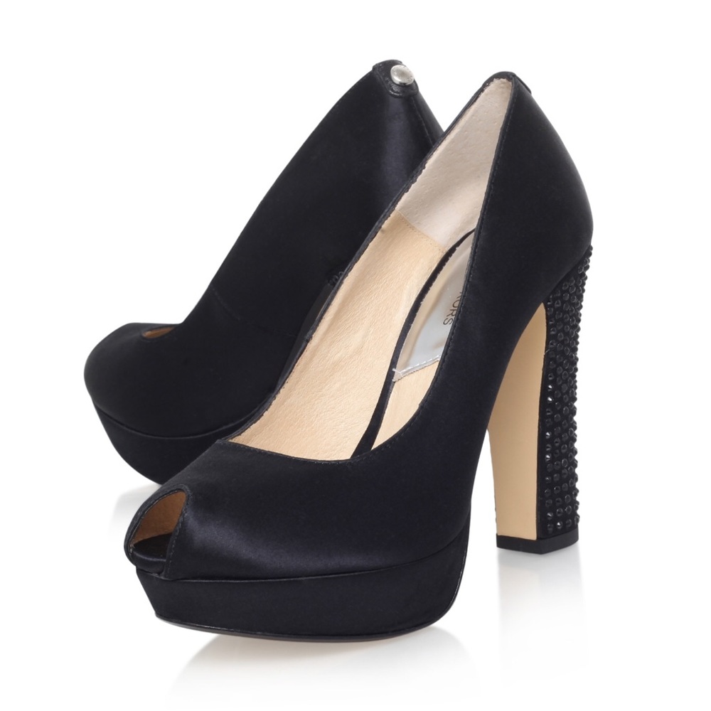 Michael Kors black CRYSTAL heels!