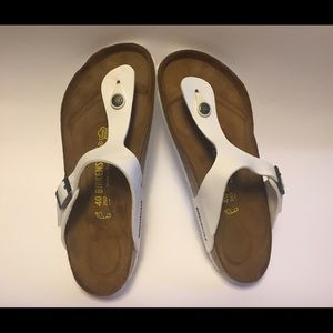 Birkenstock - Women's Bright White Gizeh 40 New