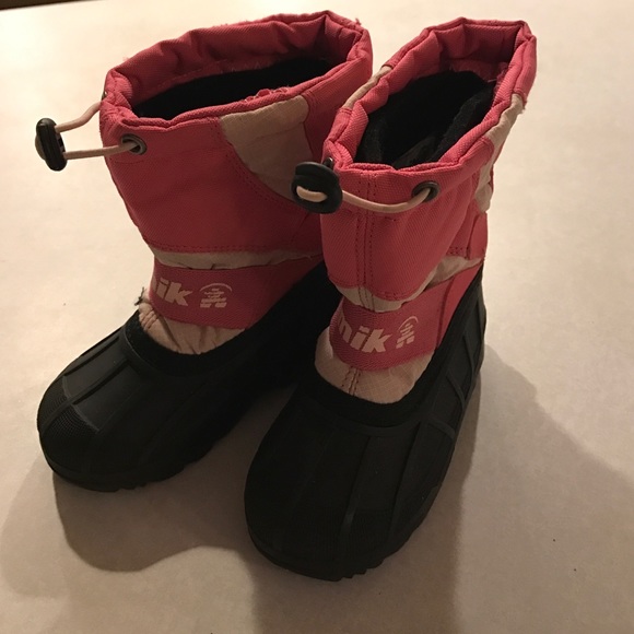 Pink Kamik snow boots