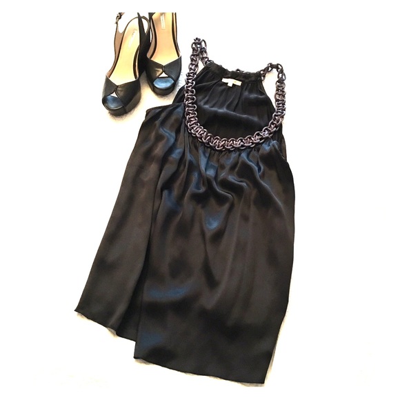 NWOT silk, black Matty M size small.