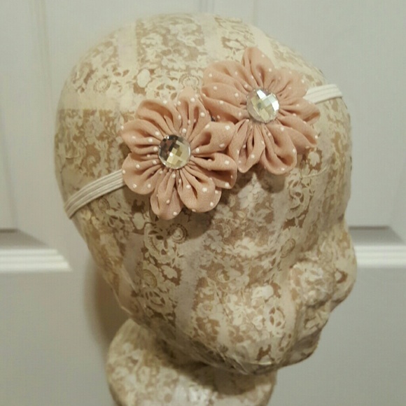 Double flower headband