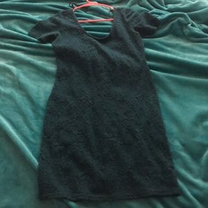 Hunter green forever 21 dress