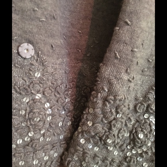 🎉HP🎉Liz Clairborne Grey Sweater Coat  M - NWT - Picture 3 of 4