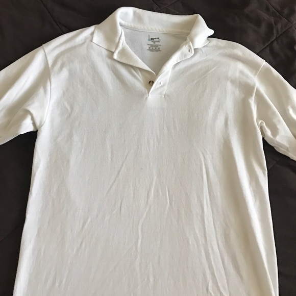 White basic polo M
