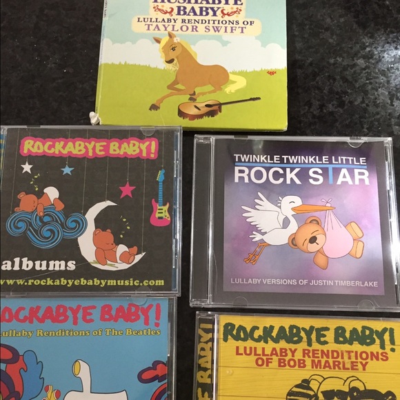 Rockabye baby cds. Musical renditions of pop music