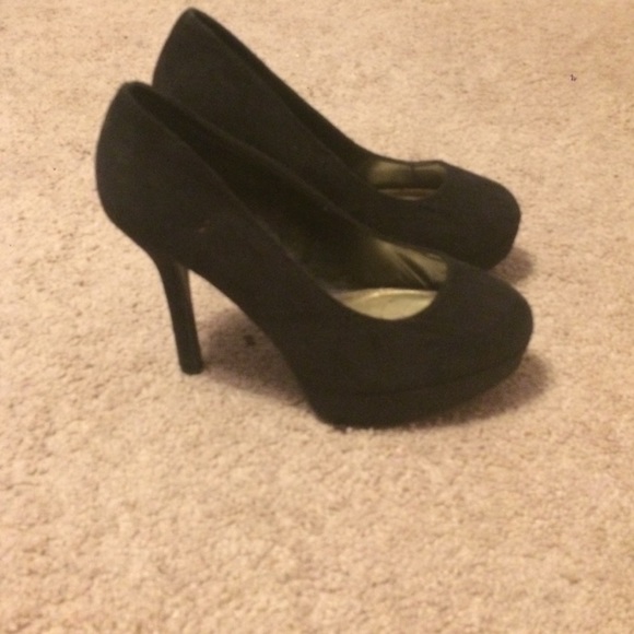 Pair of black heels
