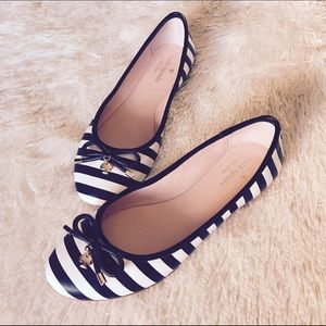 Kate Spade Willa Striped Flats