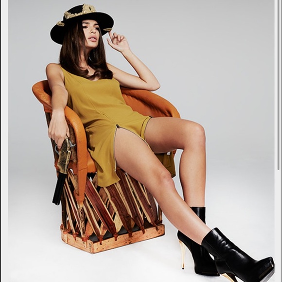 SCF Bolas Dress Mustard