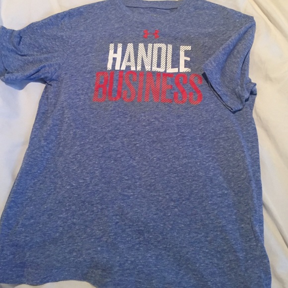 Boys UA athletic shirt