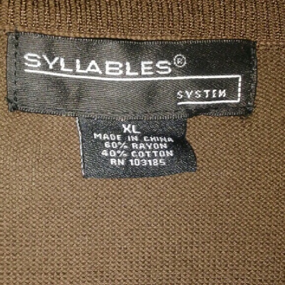 Syllables V-Neck Sweater - Picture 3 of 3