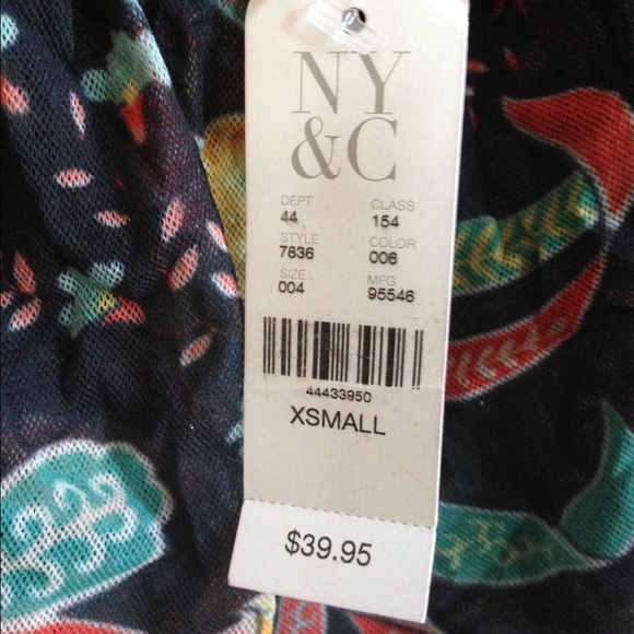 NY&C Floral Blouse/Shirt - Picture 3 of 3