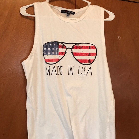 "Made in the USA" muscle tee