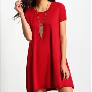 Brand new red tee shirt dress from Shein