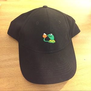 Kermit the frog sipping tea hat