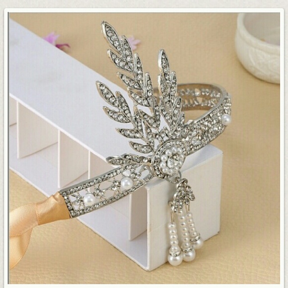 Great gatsby inspired head band piece