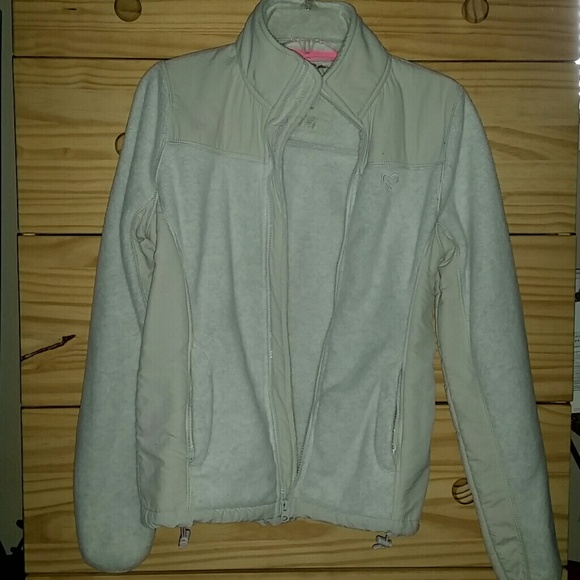 Aeropostal White Fleece Jacket