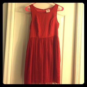 Red dress