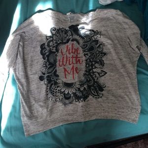 Long sleeve oversized shirt