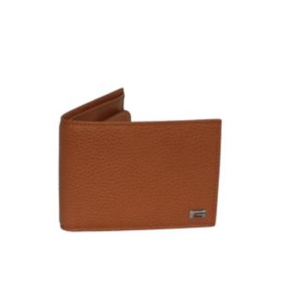SOLD! GUCCI Men's Camel Leather Bifold Wallet - Picture 1 of 4