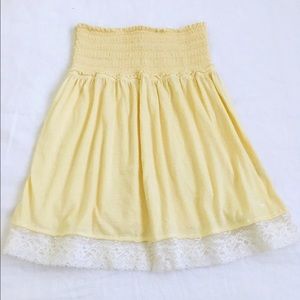 Strapless Top Lace Detail