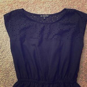 Little black dress cut out shoulder details